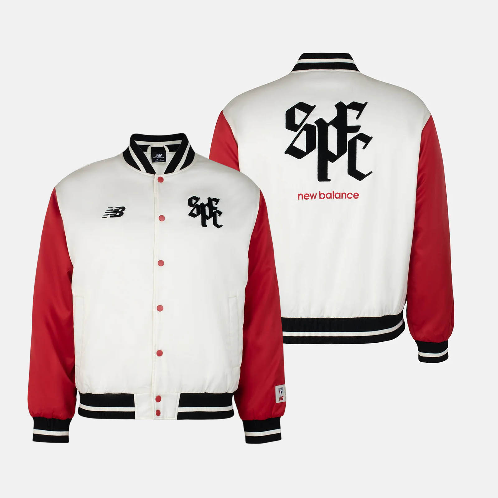 Football Culture SPFC x New Balance jaqueta bomber