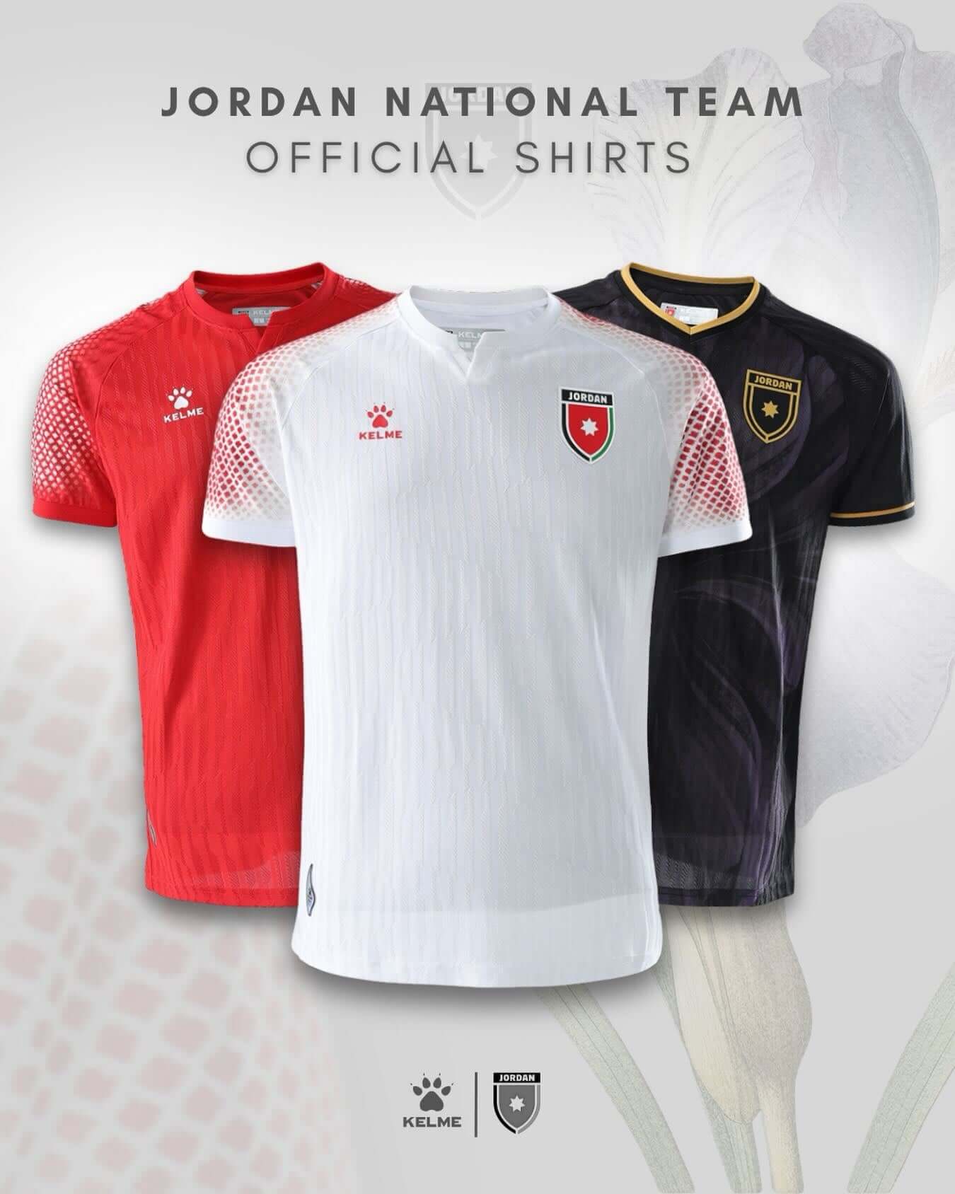 Camisas da Jordânia 2026-2027 Kelme