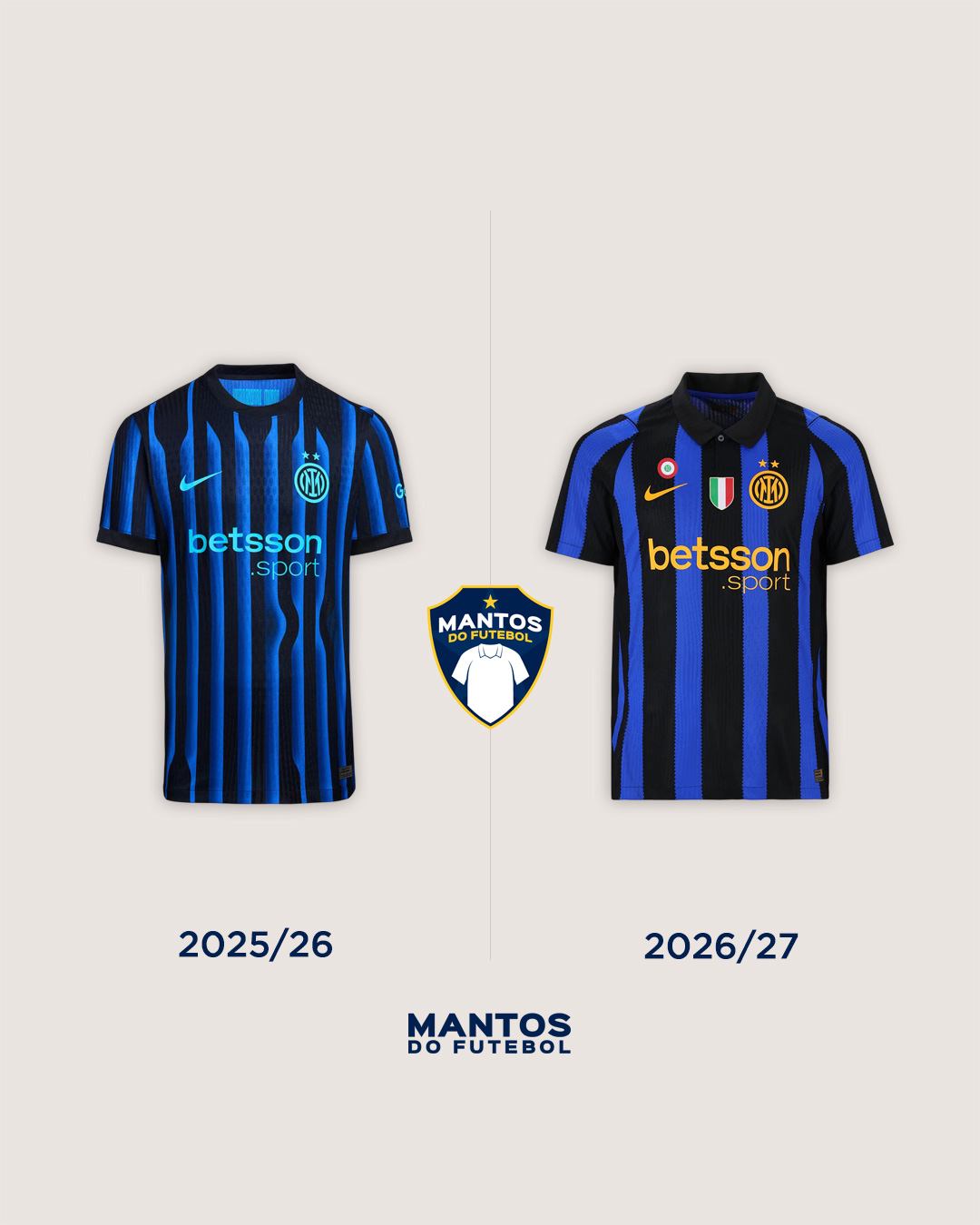 Camisa titular da Inter de Milão 2026-2027 Nike kit