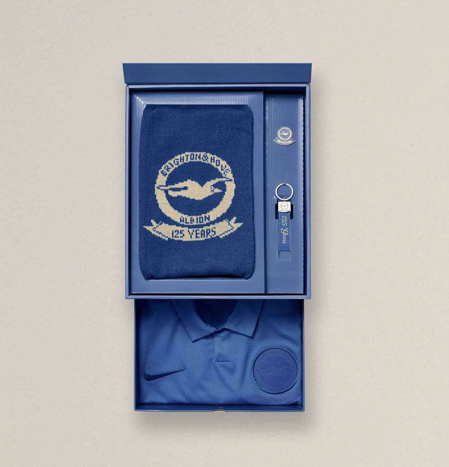 Camisa dos 125 anos do Brighton Hove Albion 2026 Nike