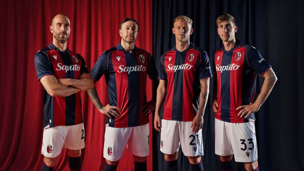 Camisa titular do Bologna FC 2026-2027 Macron