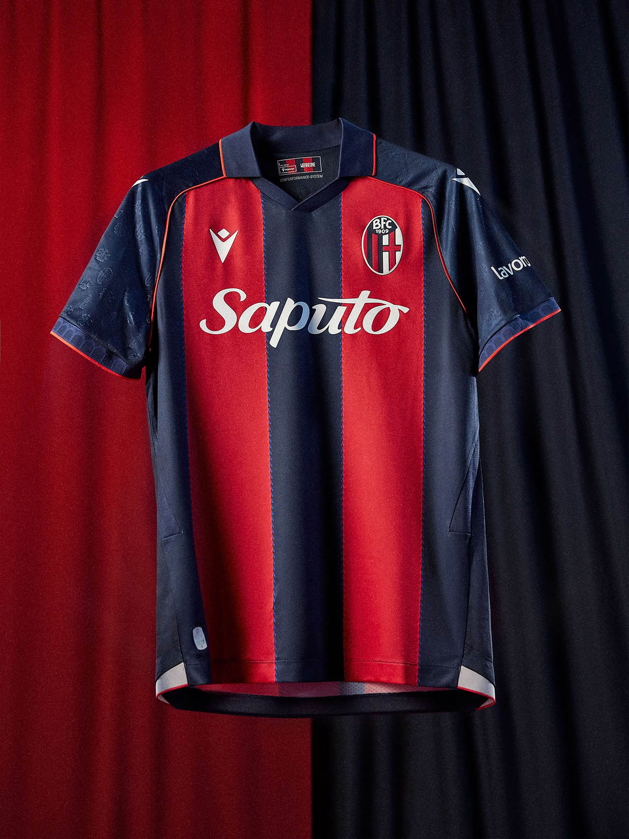 Camisa titular do Bologna FC 2026-2027 Macron