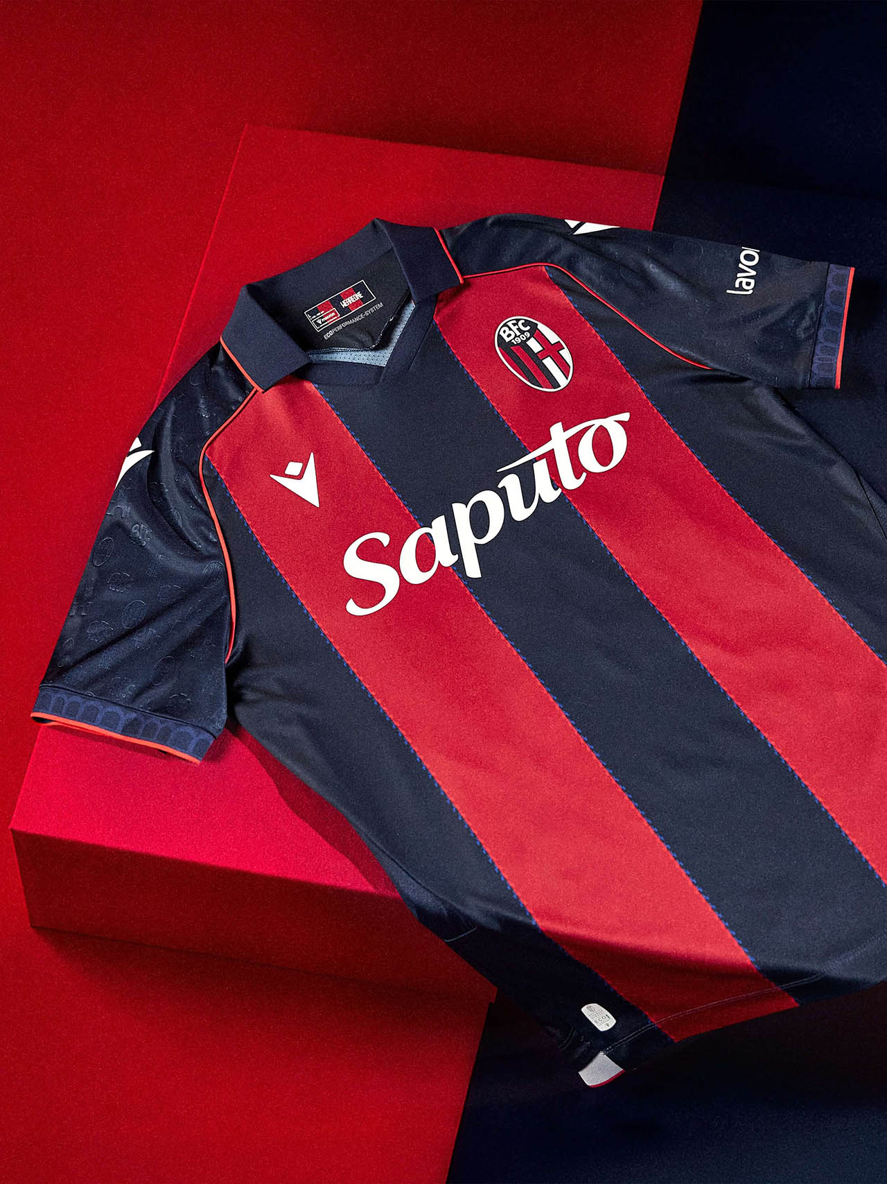 Camisa titular do Bologna FC 2026-2027 Macron