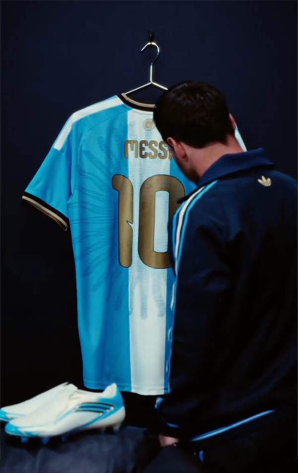 Camisa de despedida de Messi da Argentina 2026 adidas