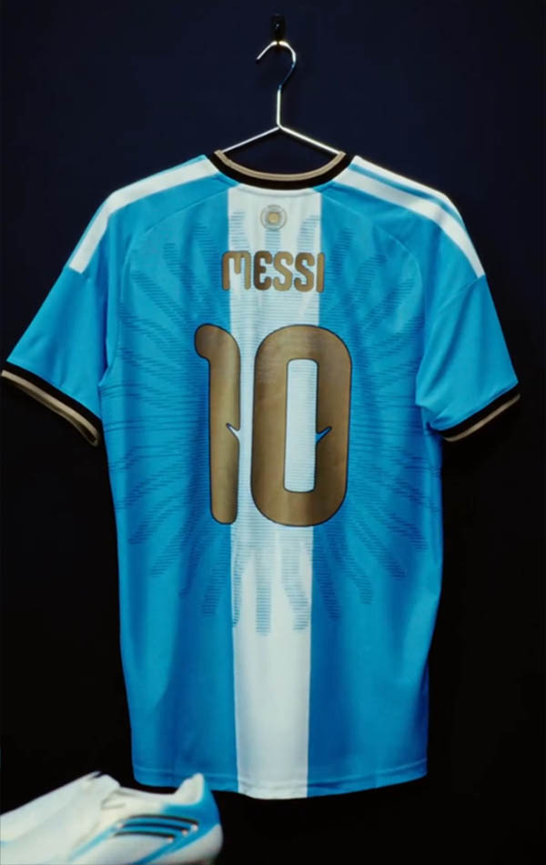 Camisa de despedida de Messi da Argentina 2026 adidas