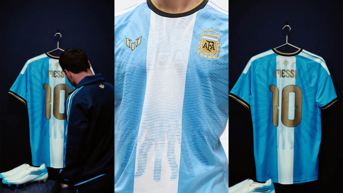 Camisa de despedida de Messi da Argentina 2026 adidas