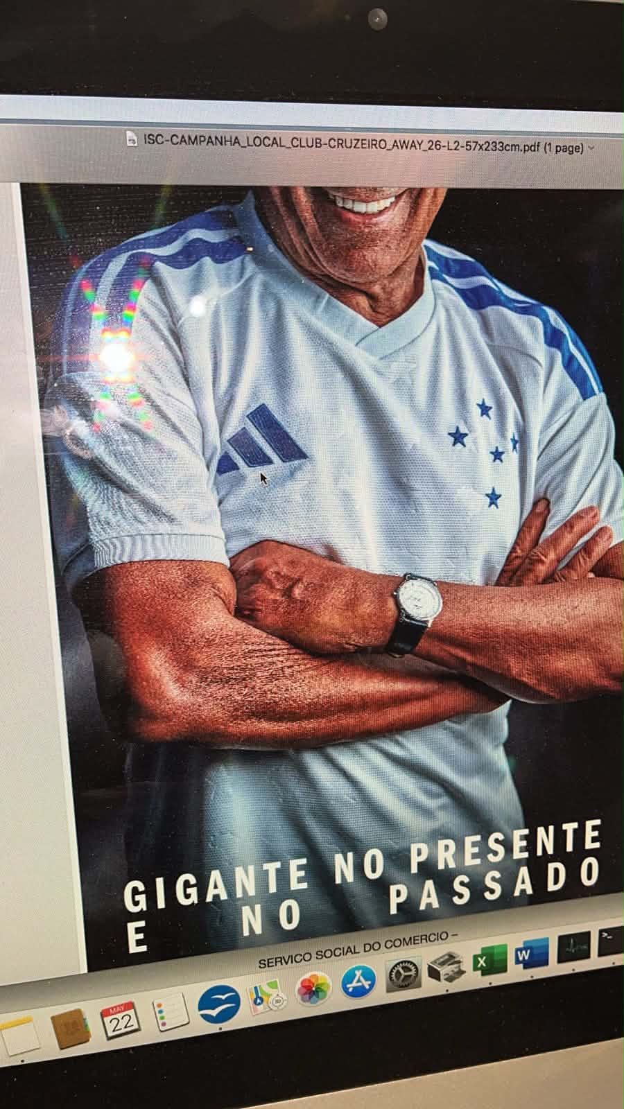 Camisa reserva do Cruzeiro 2026-2027 adidas