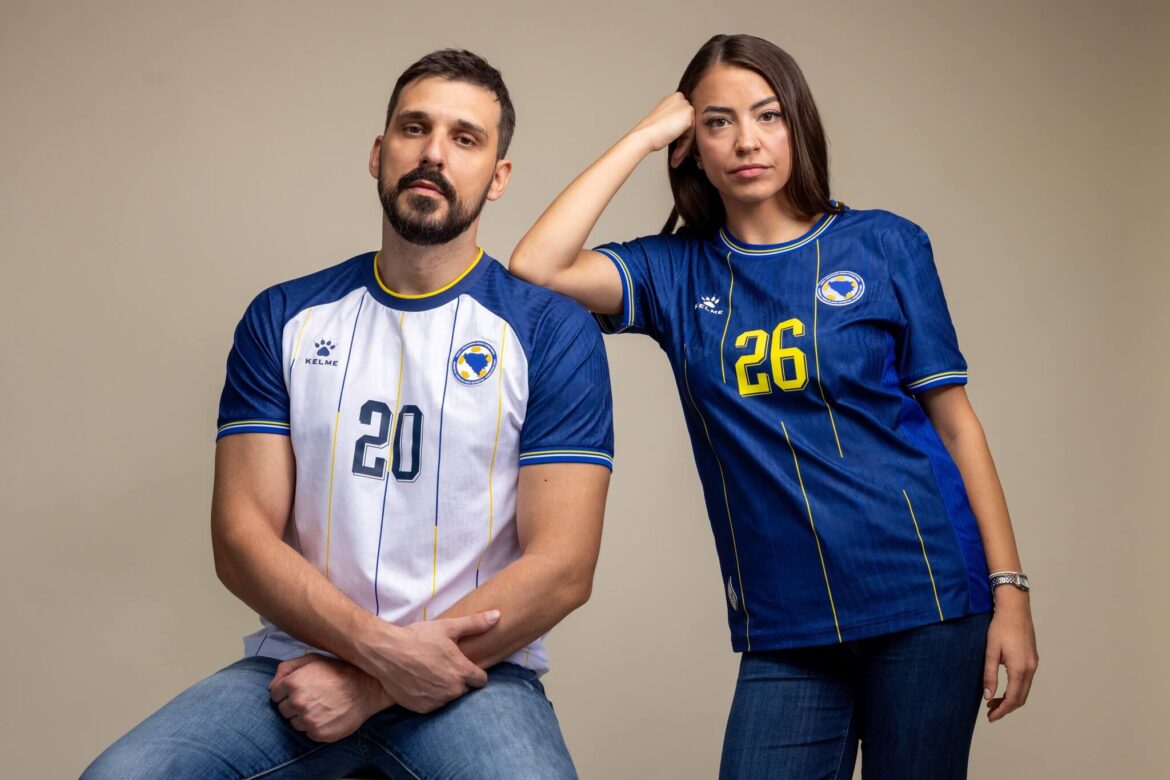 Camisas da Bósnia Herzegovina 2026-2026 Kelme
