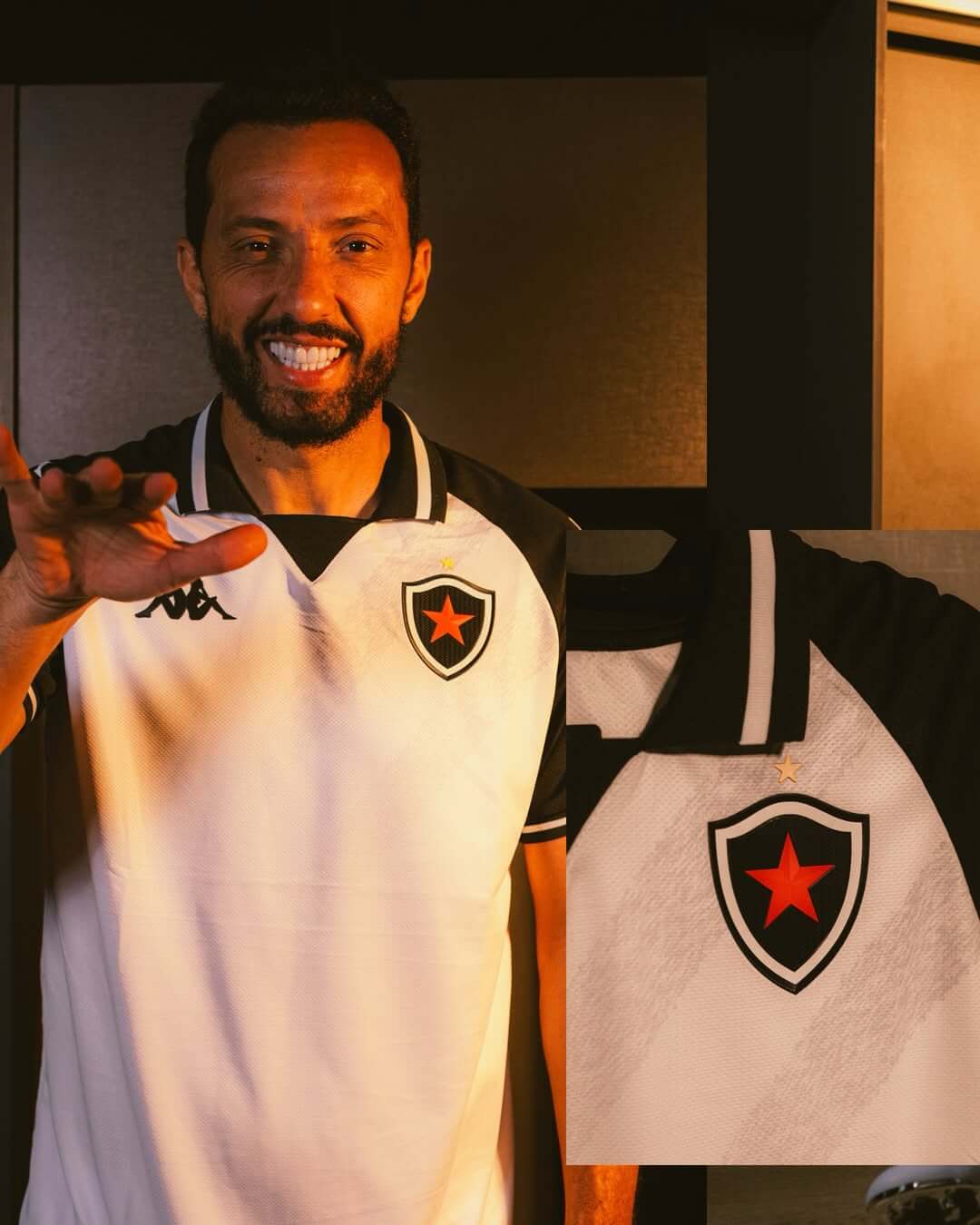 Camisa reserva do Botafogo-PB 2026-2027 Kappa