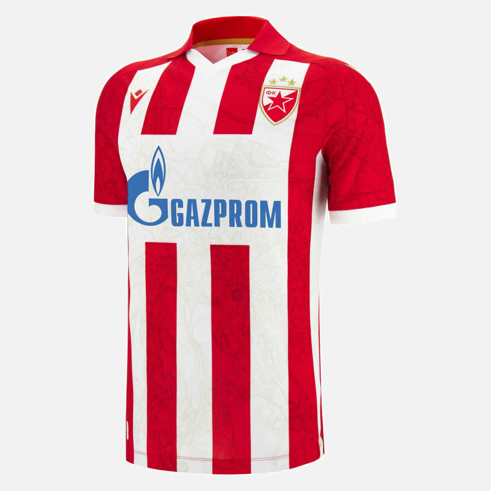 Camisa titular do Estrela Vermelha 2026-2027 Macron