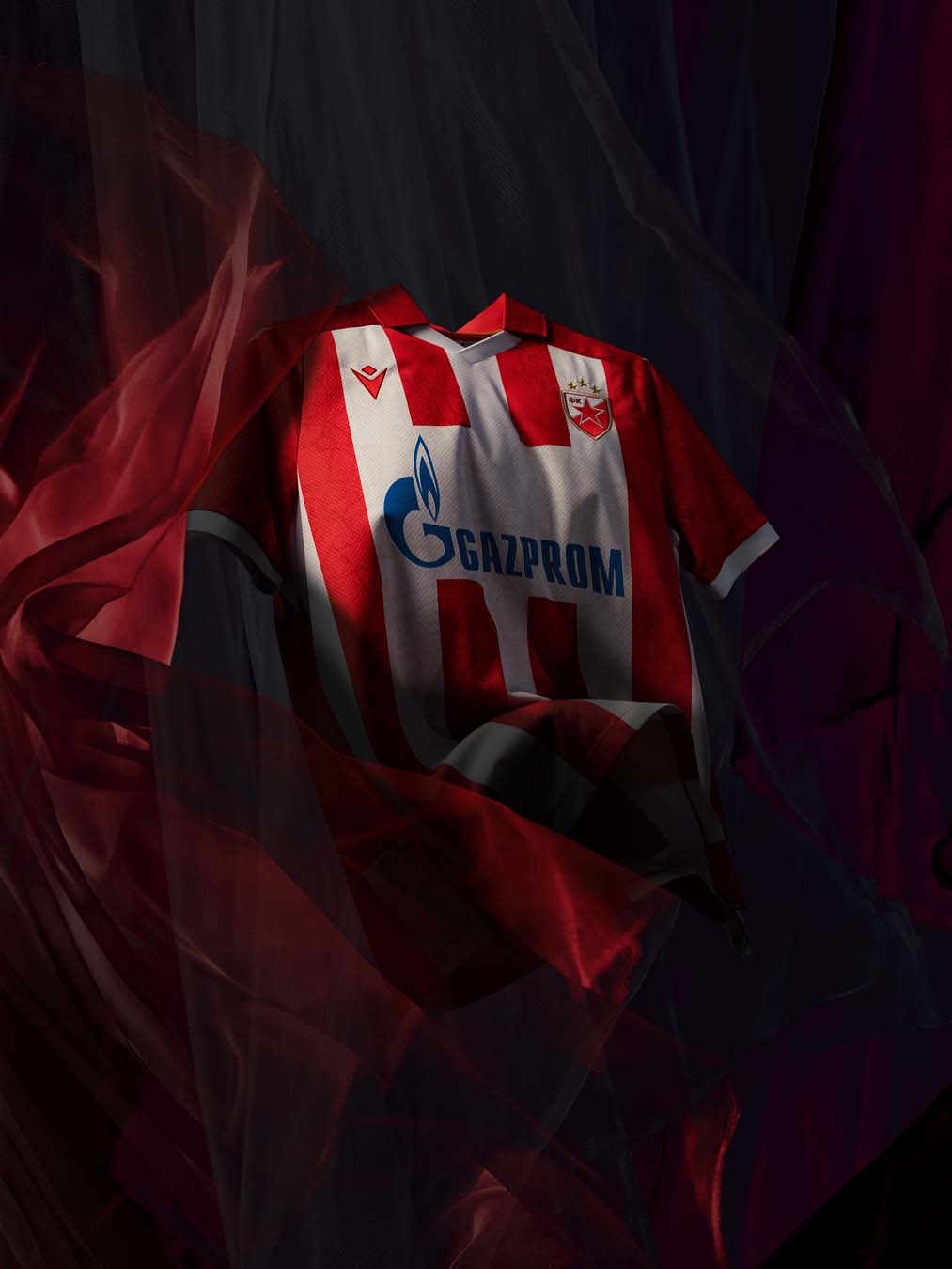 Camisa titular do Estrela Vermelha 2026-2027 Macron