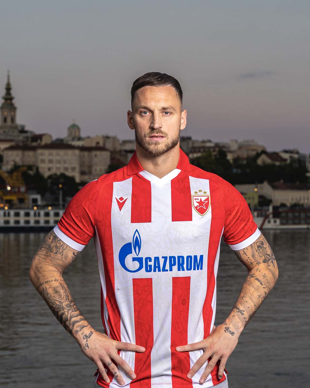 Camisa titular do Estrela Vermelha 2026-2027 Macron