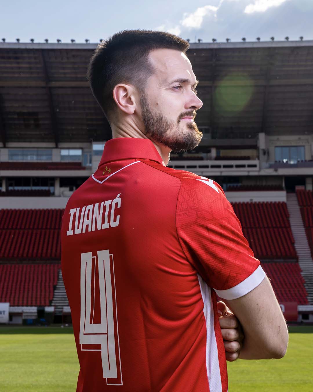 Camisa titular do Estrela Vermelha 2026-2027 Macron