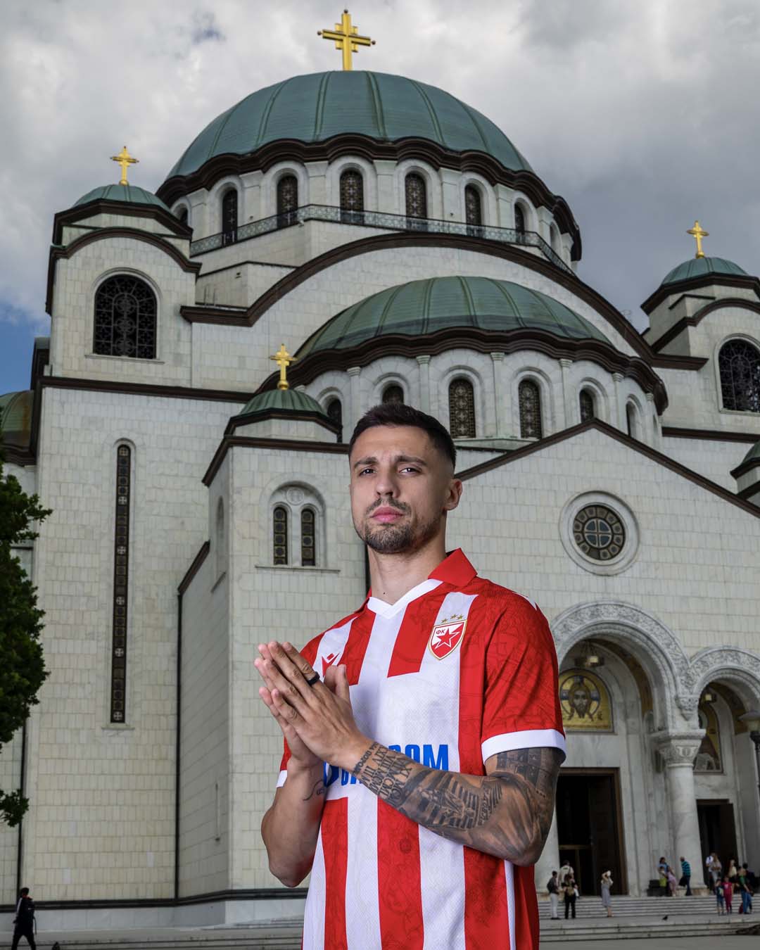 Camisa titular do Estrela Vermelha 2026-2027 Macron