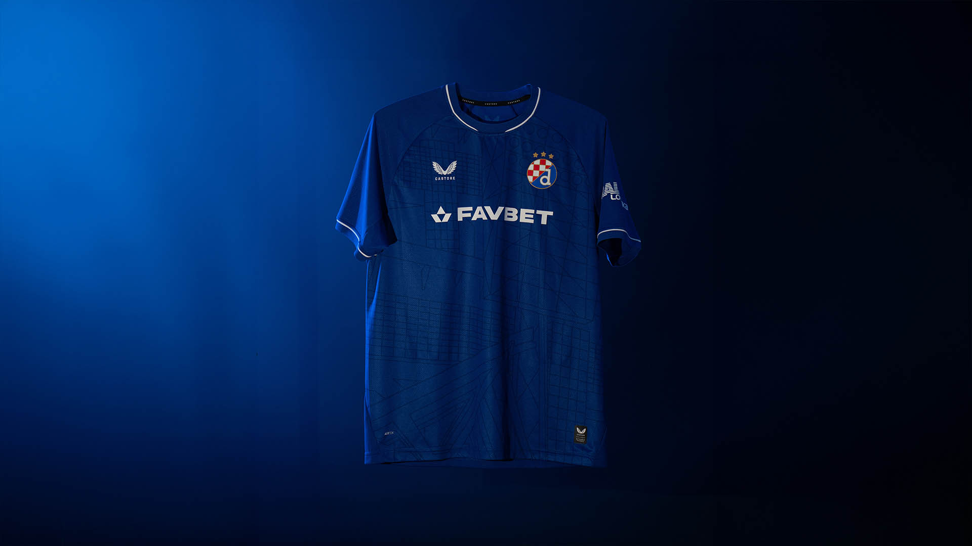 Camisa titular do Dinamo Zagreb 2026-2027 Castore