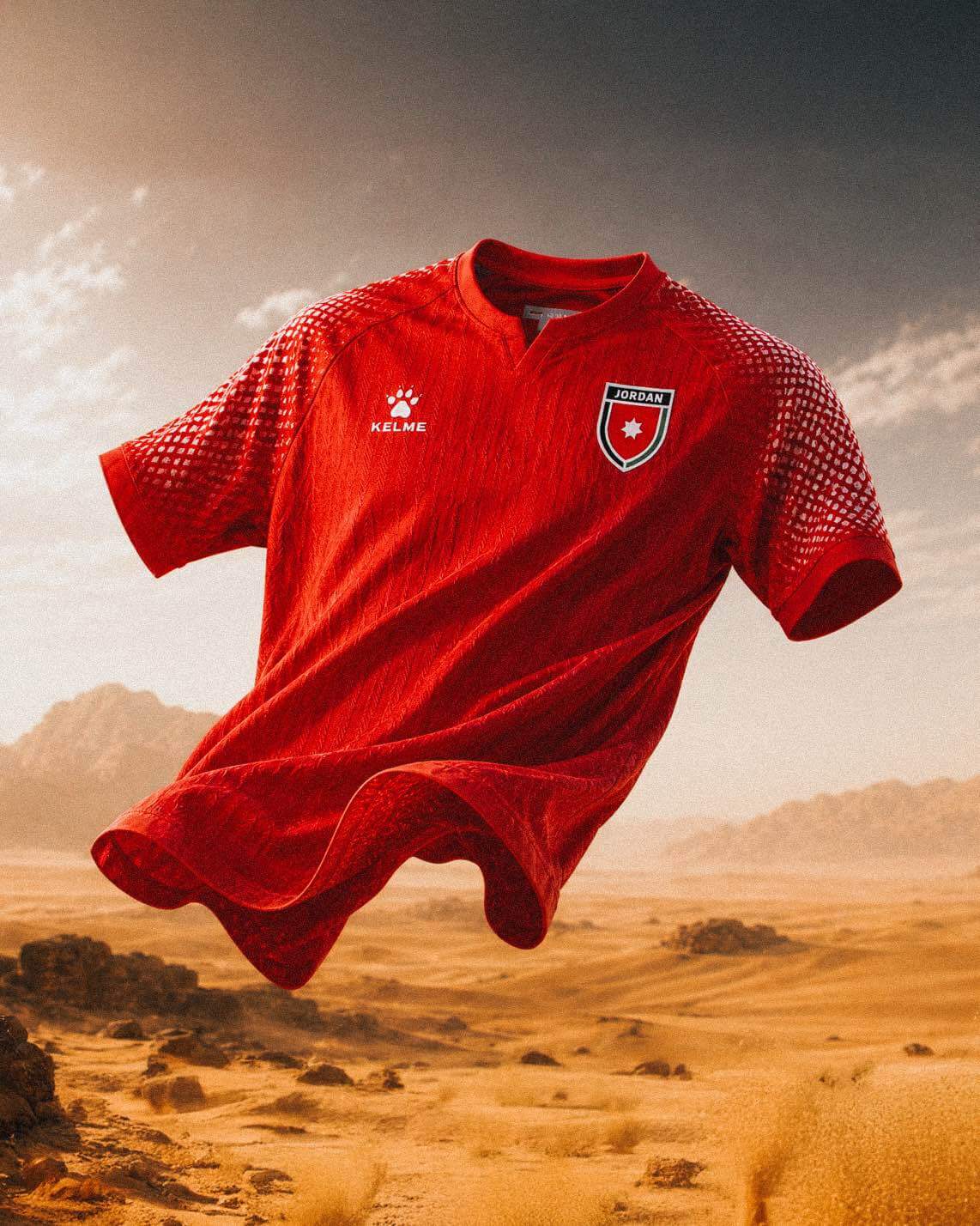 Camisa reserva da Jordânia Copa 2026 Kelme