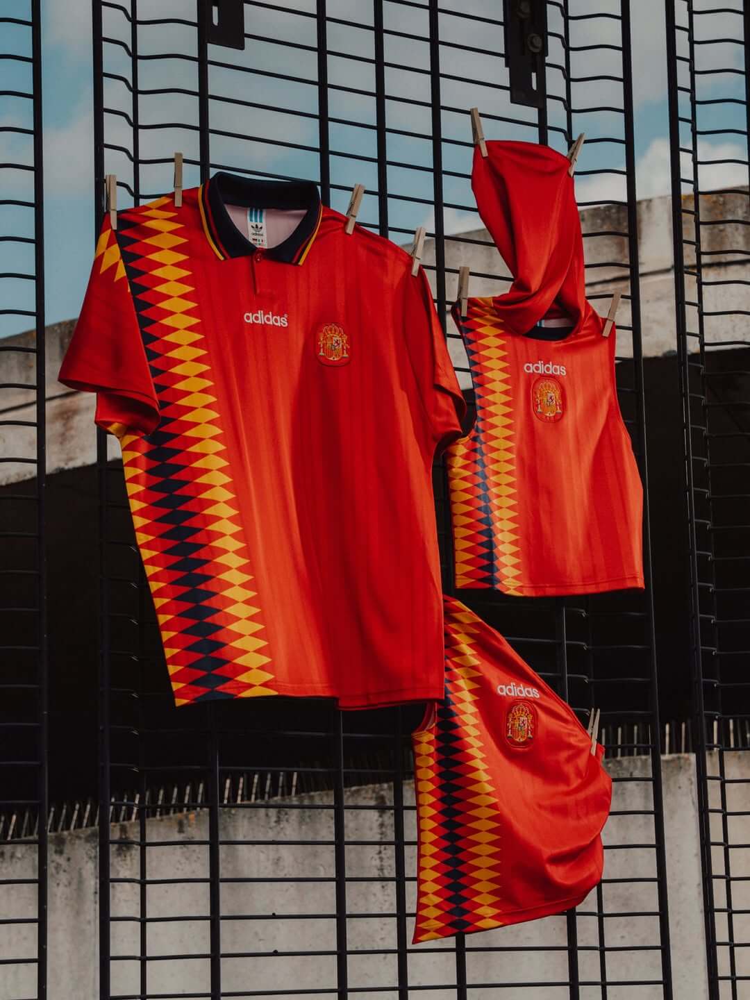Adidas Coleção Copa do Mundo Retrô Espanha