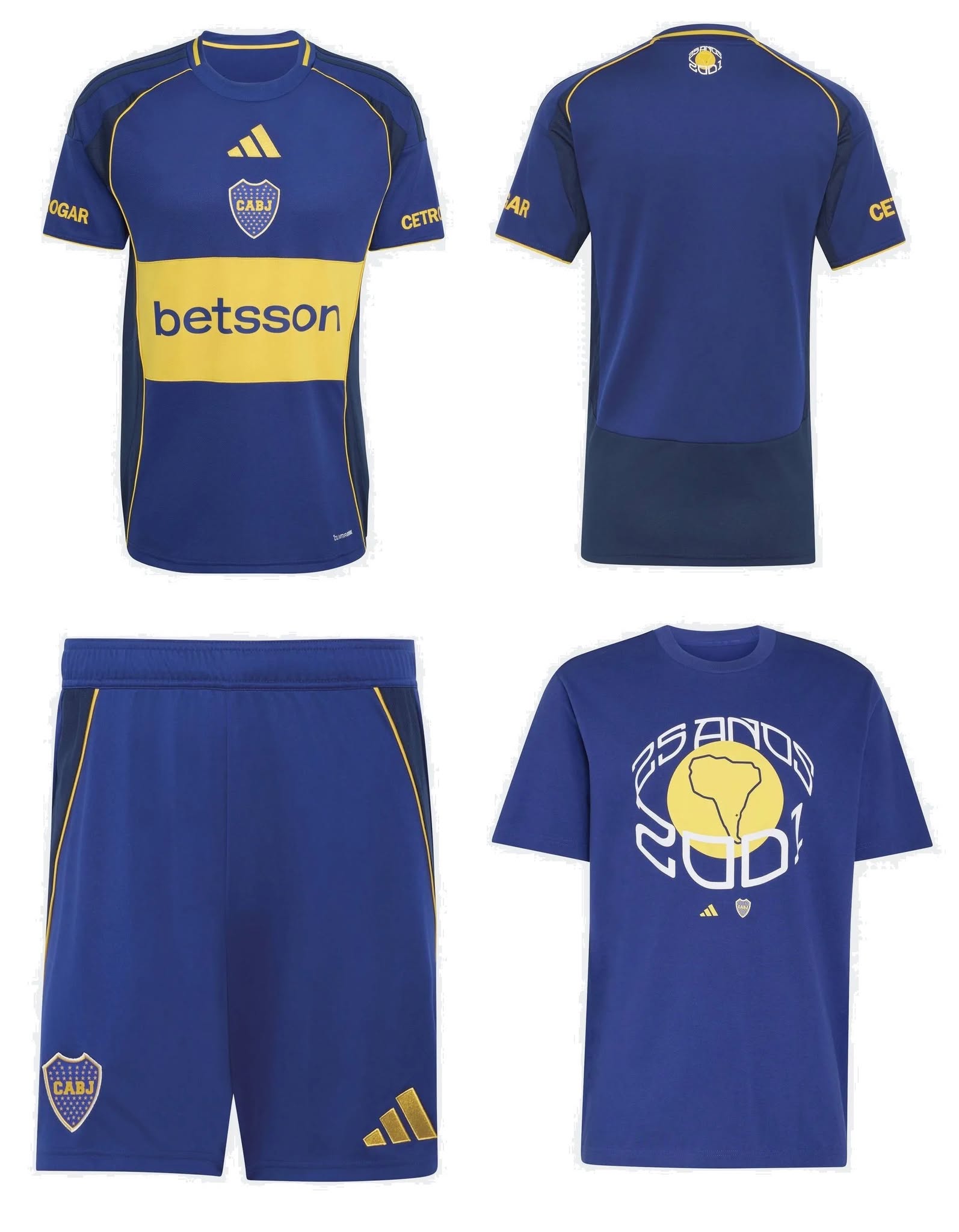 Camisa do Boca Juniors Bring Back 2001 adidas