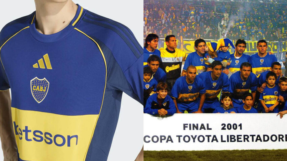 Camisa do Boca Juniors Bring Back 2001 adidas