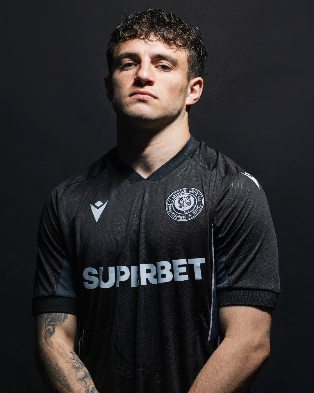 camisa reserva do PAOK FC 2026-2027 macron