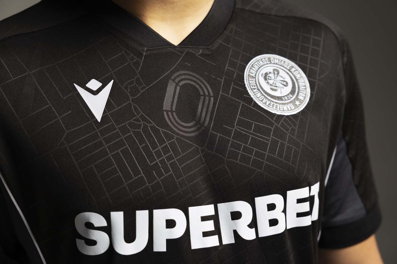 PAOK e Macron lançam camisa especial de centenário inspirada em Istambul e Tessalônica