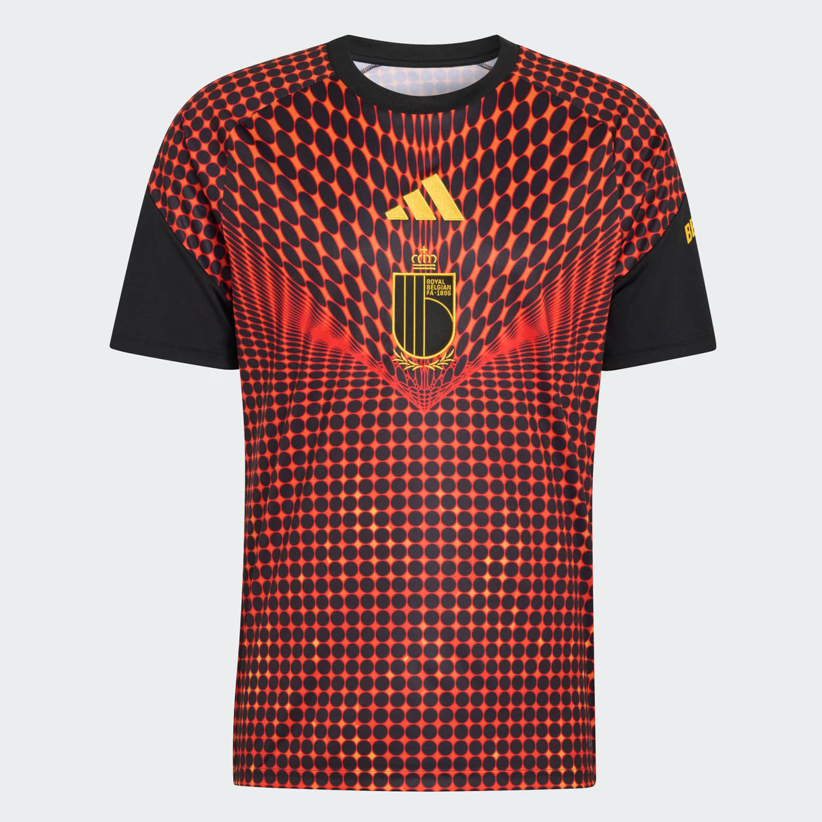 Camisa pré-jogo da Bélgica 2026-2027 adidas