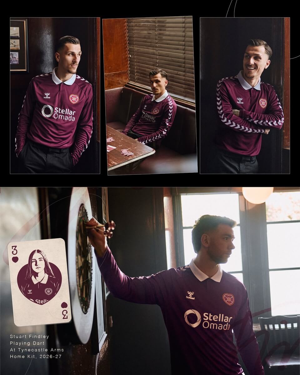 camisa titular hearts 2026-2027 hummel
