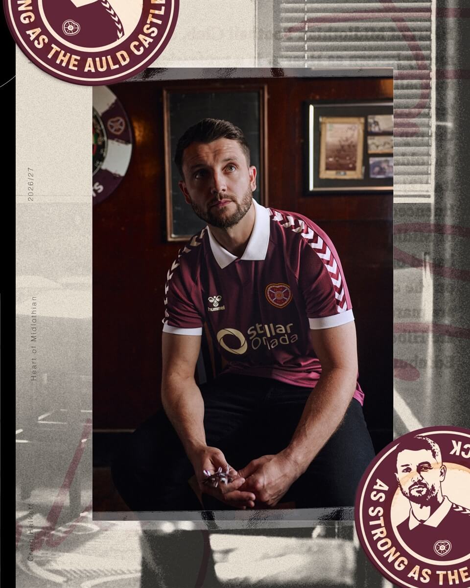 camisa titular hearts 2026-2027 hummel
