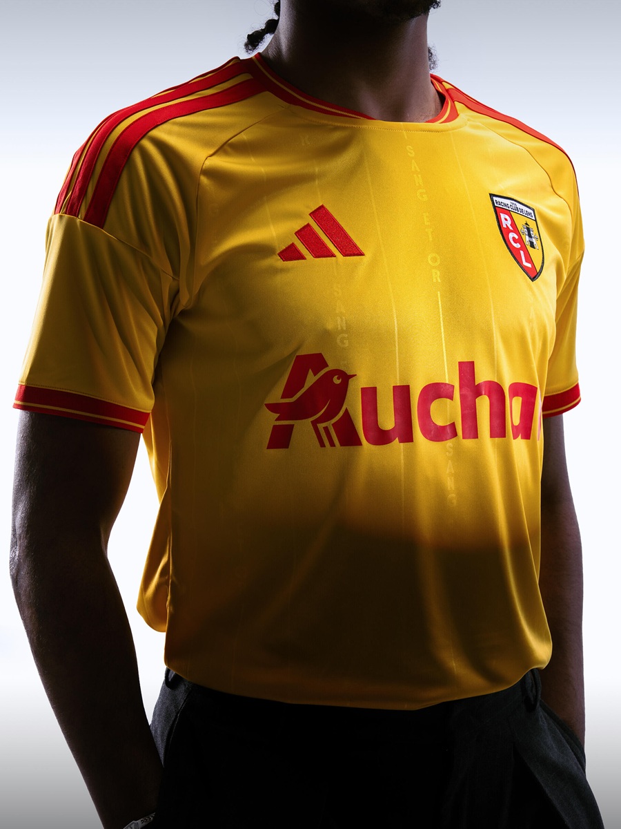 camisa titular rc lens 2026-2027 adidas