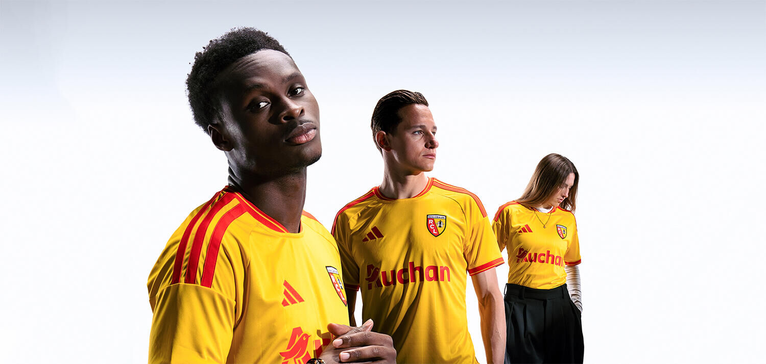 camisa titular rc lens 2026-2027 adidas