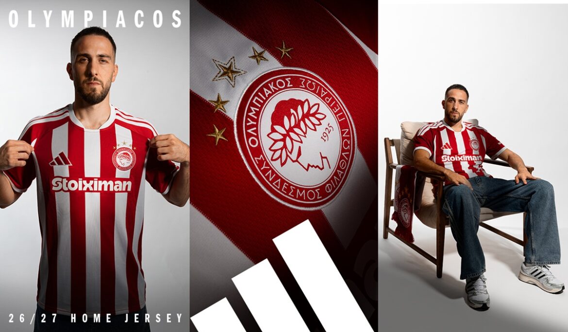 Camisa titular olympiacos 2026-2027 adidas