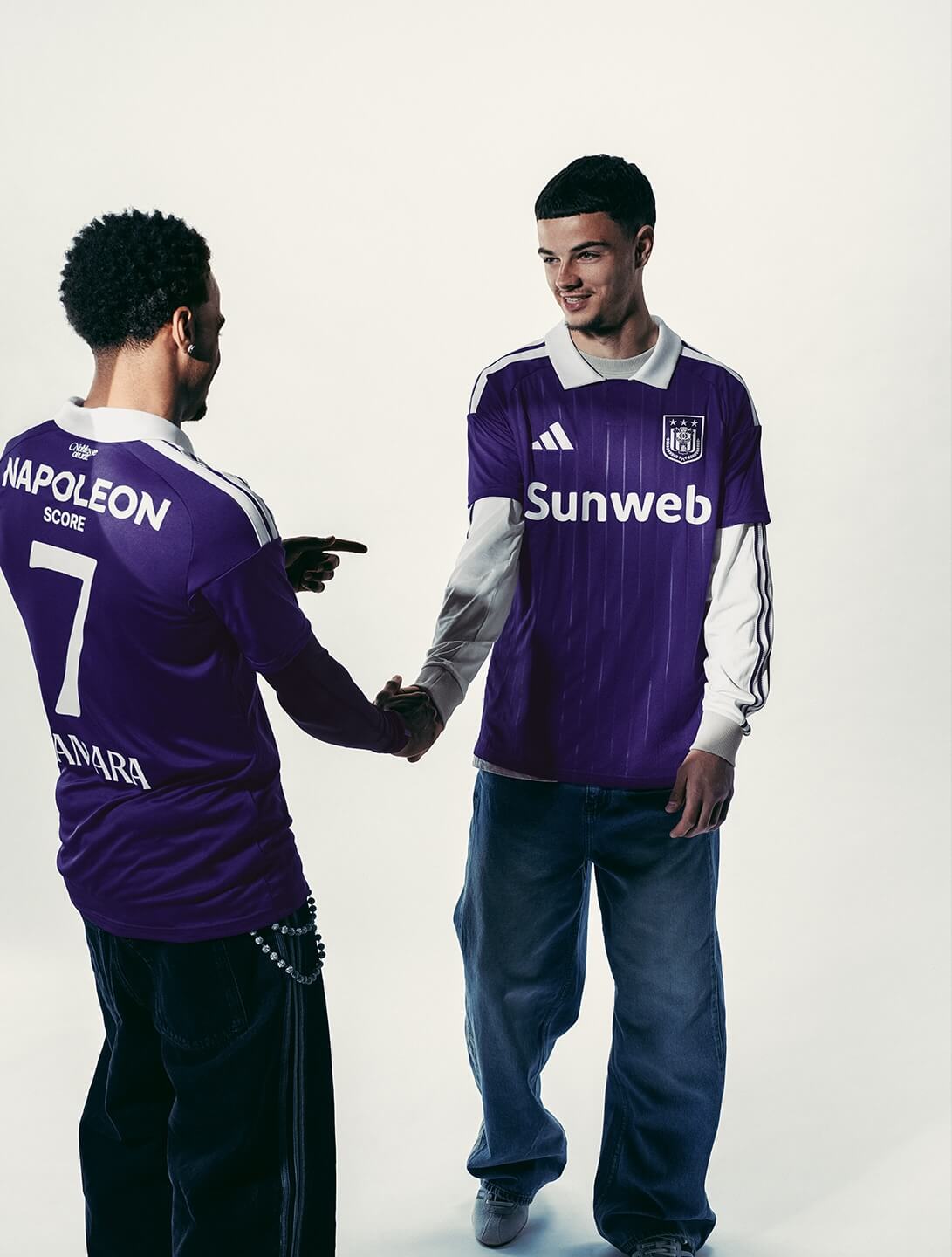 Camisa titular do Anderlecht 2026-2027 adidas