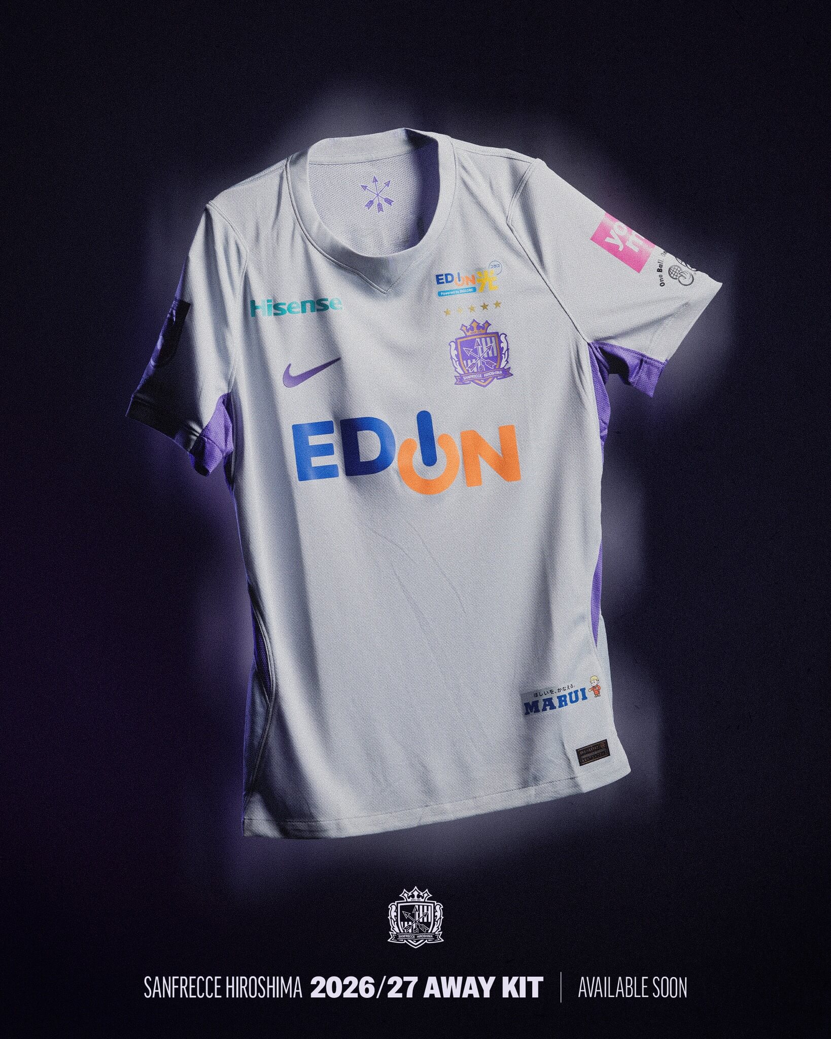 Camisas do Sanfrecce Hiroshima 2026-2027 Nike
