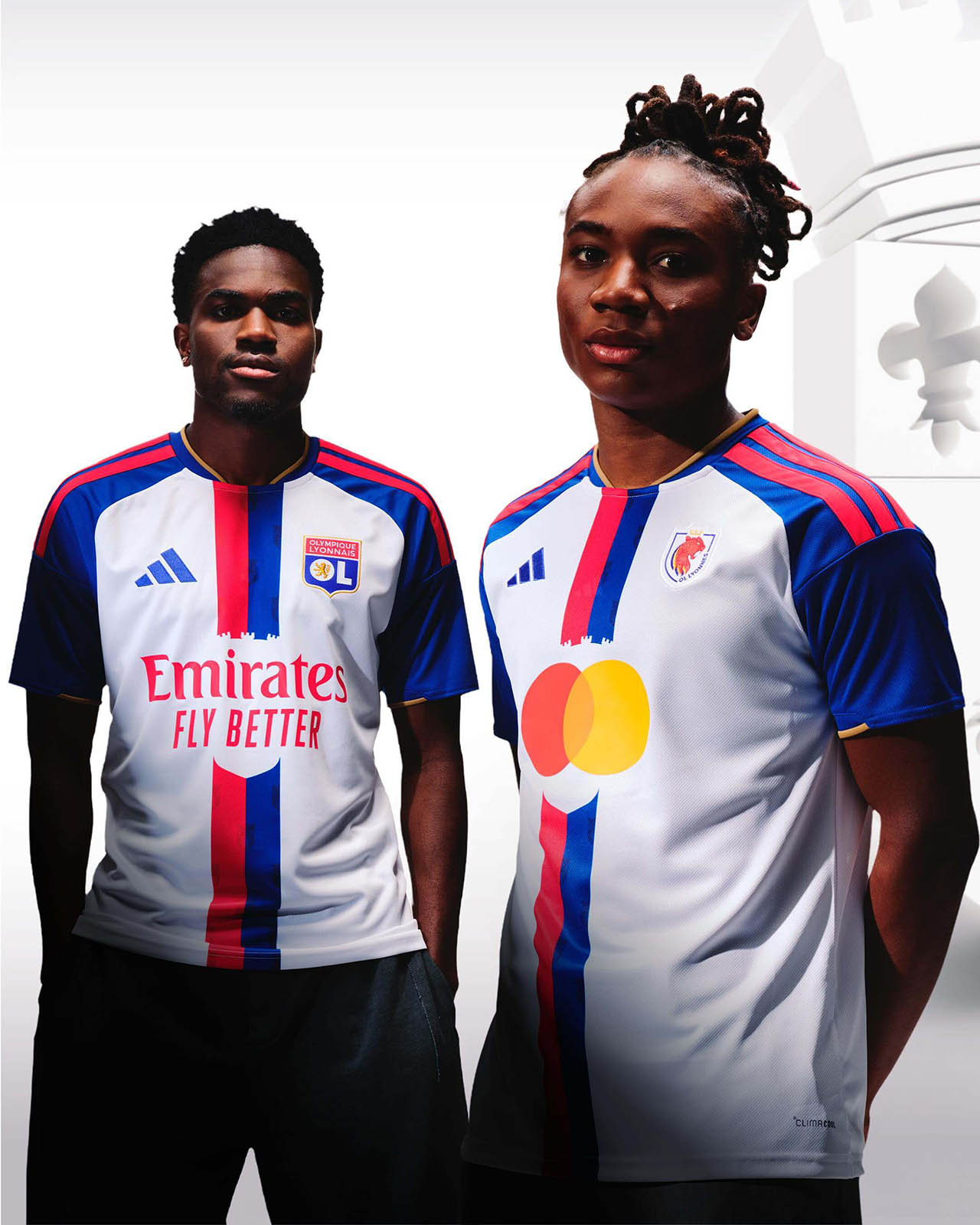 Camisa titular do Olympique de Lyon 2026-2027 adidas