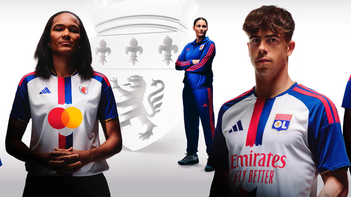 Camisa titular do Olympique de Lyon 2026-2027 adidas