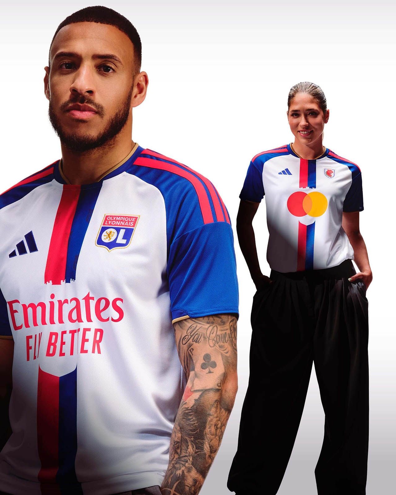 Camisa titular do Olympique de Lyon 2026-2027 adidas