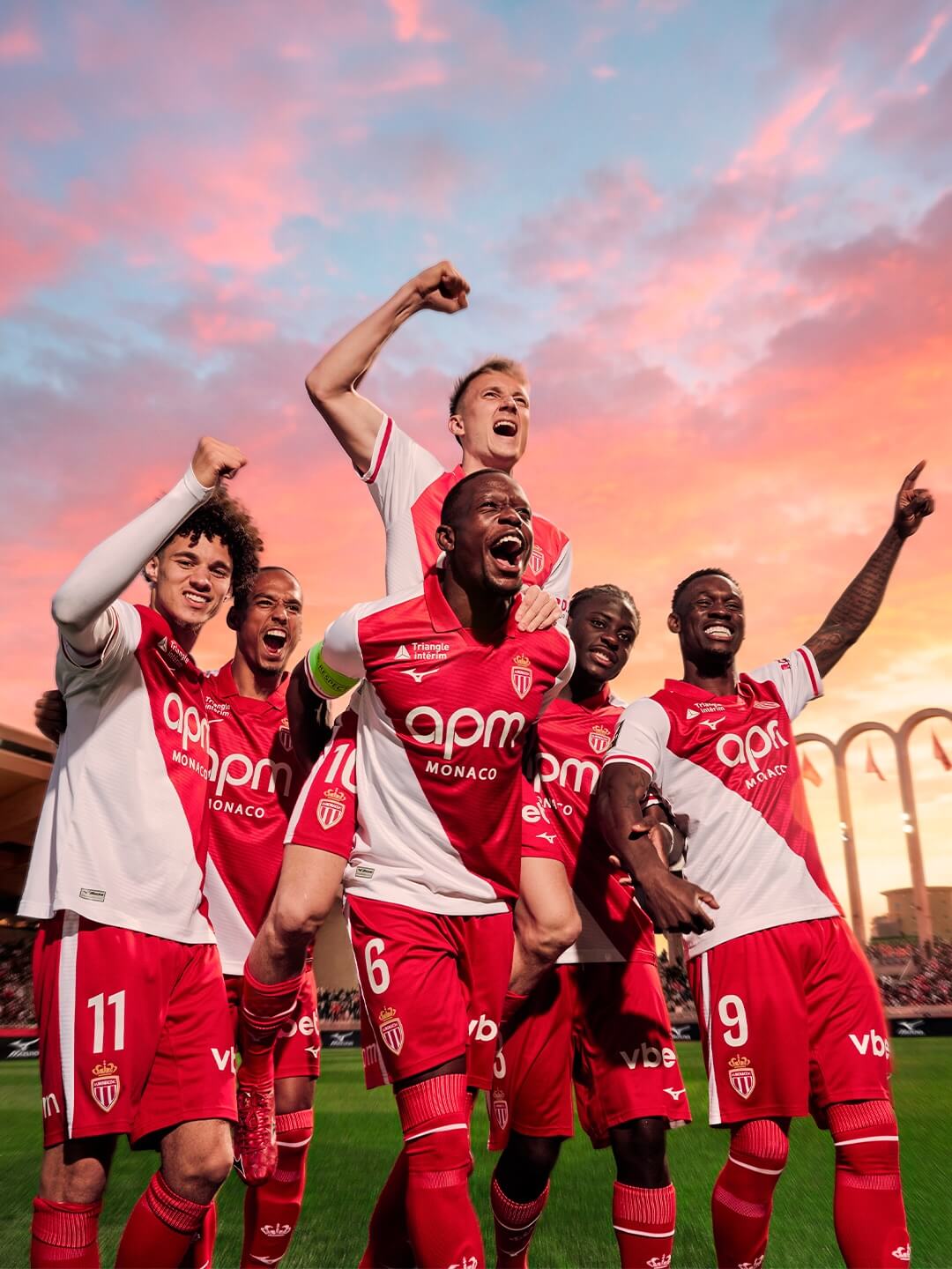 Camisa titular do AS Monaco 2026-2027 Mizuno