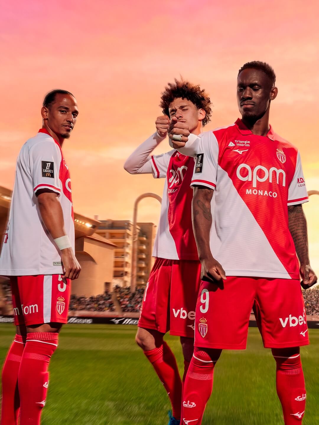 Camisa titular do AS Monaco 2026-2027 Mizuno