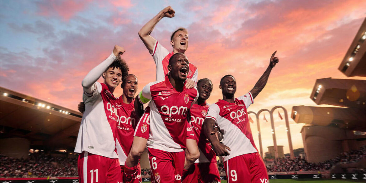 Camisa titular do AS Monaco 2026-2027 Mizuno