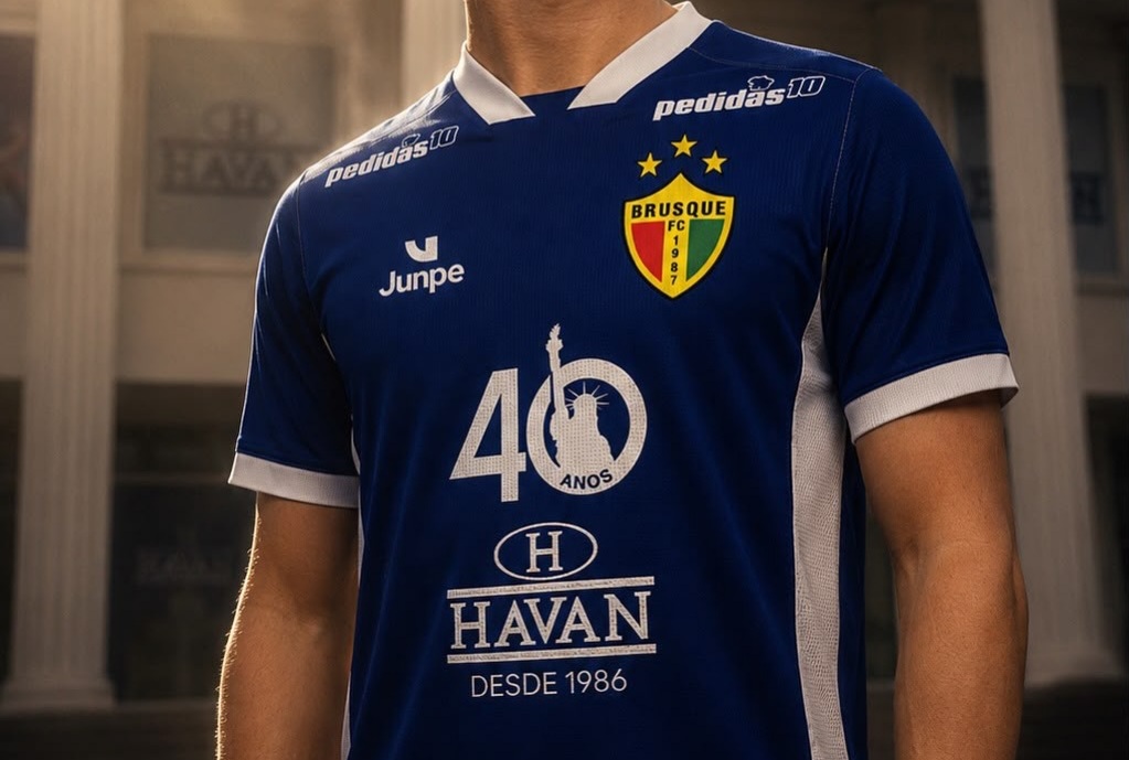 camisa brusque havan 40 anos