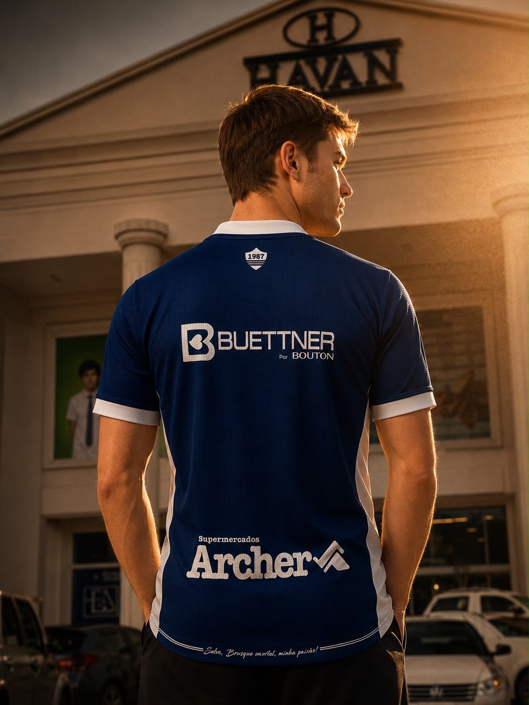 camisa brusque havan 40 anos