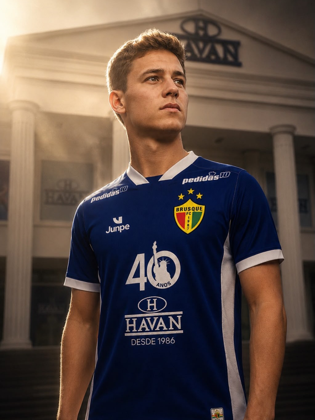 camisa brusque havan 40 anos