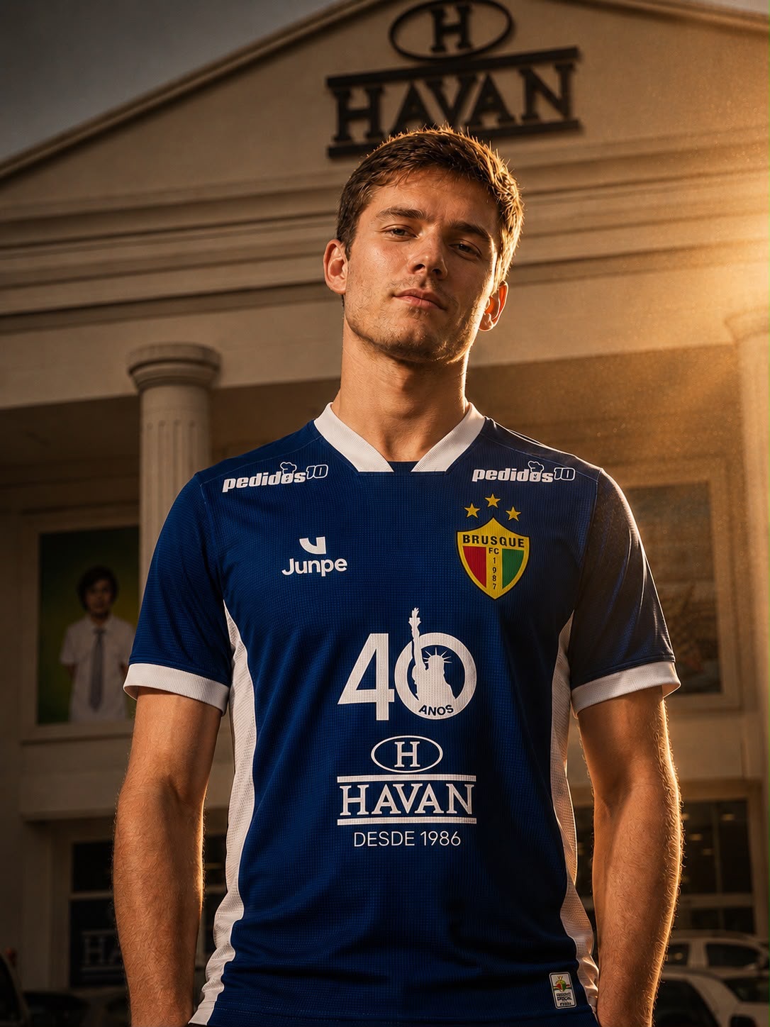 camisa brusque havan 40 anos