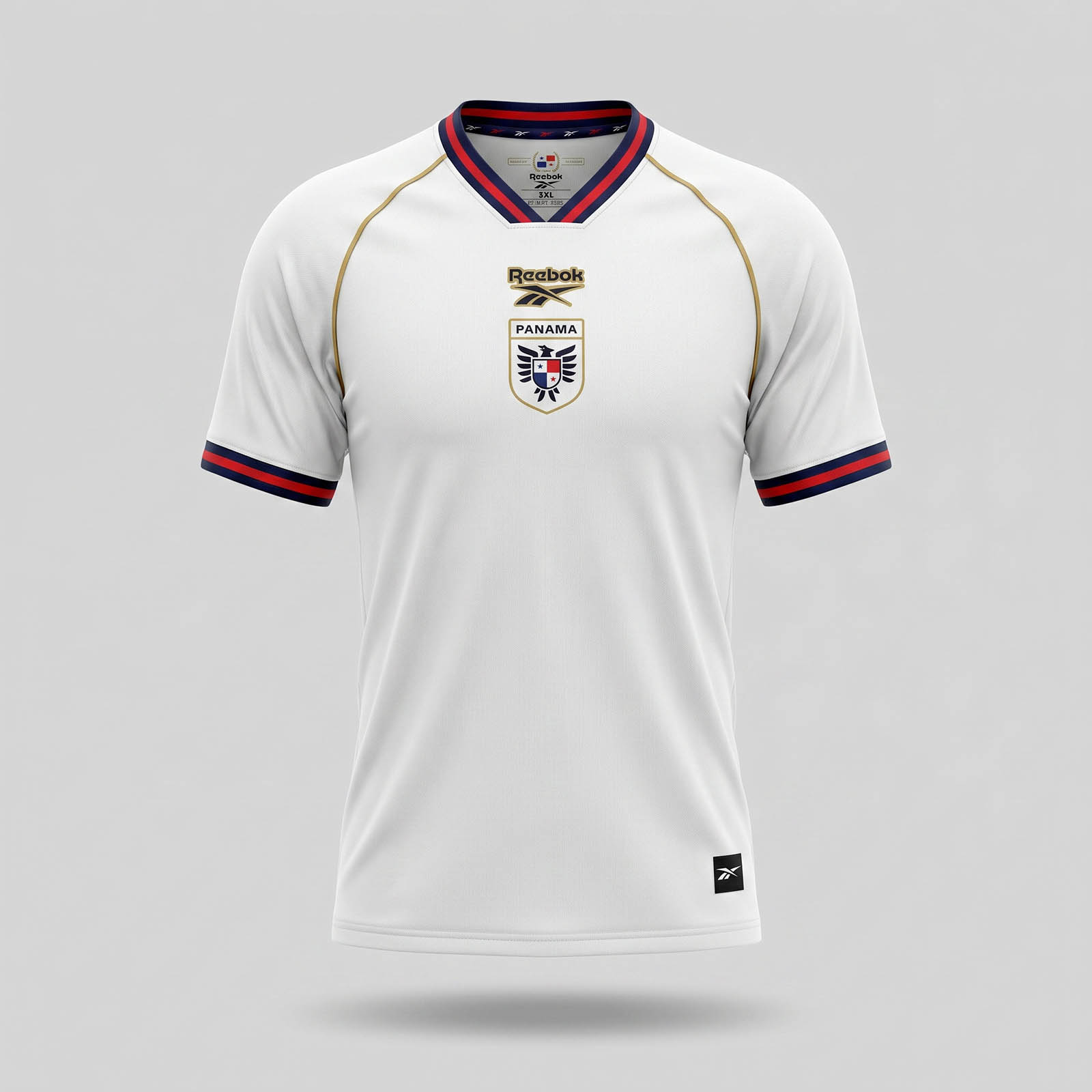 Terceira camisa branca do Panamá Copa 2026 Reebok