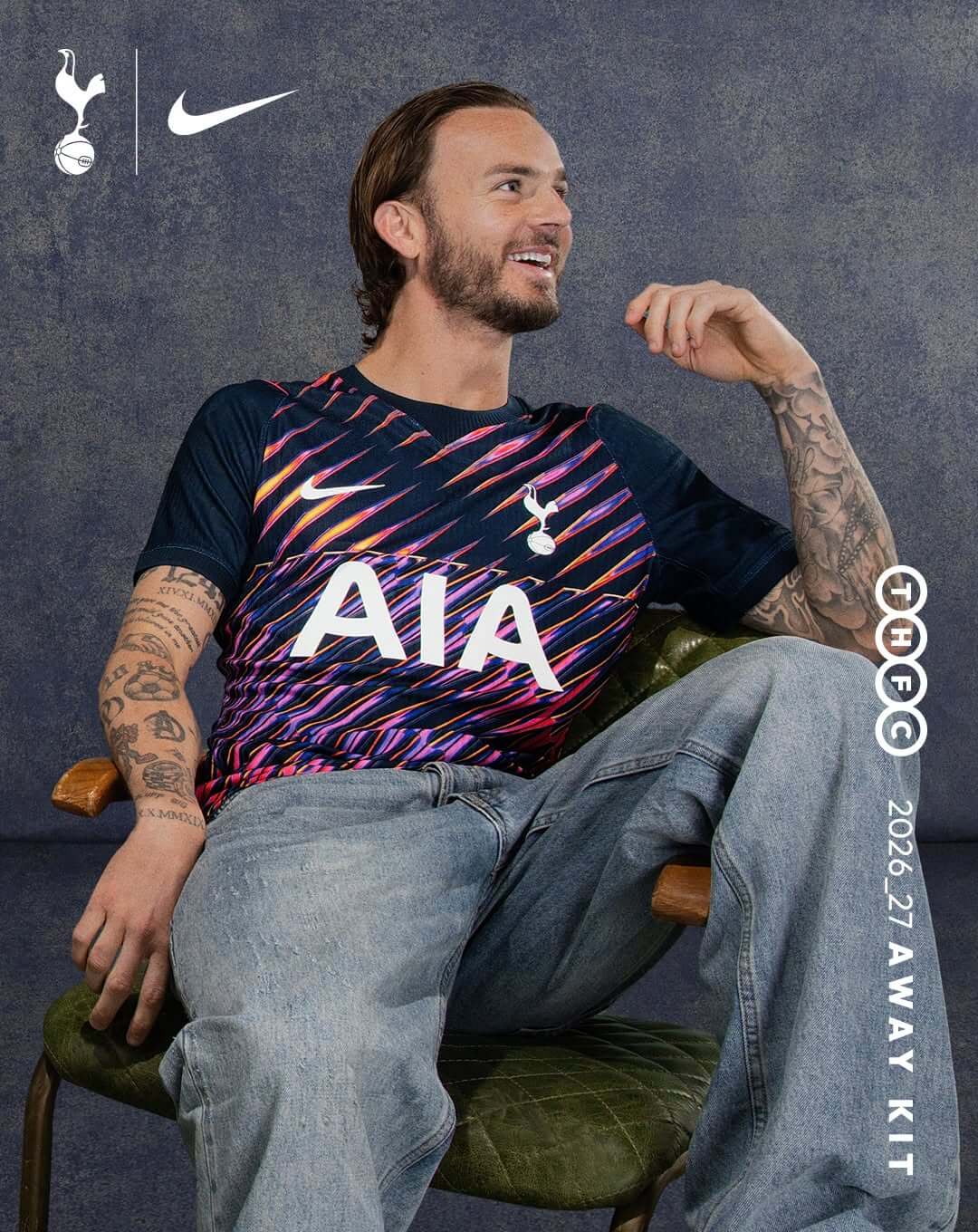 Camisa reserva do Tottenham 2026-2027 Nike