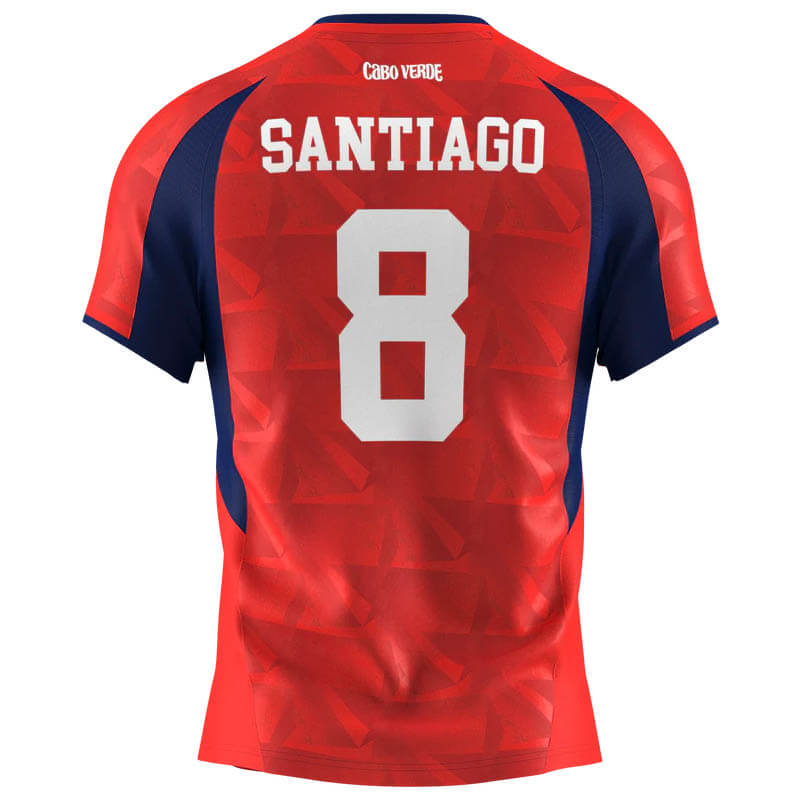 Terceira camisa vermelha do Cabo Verde 2026 Capelli Sport