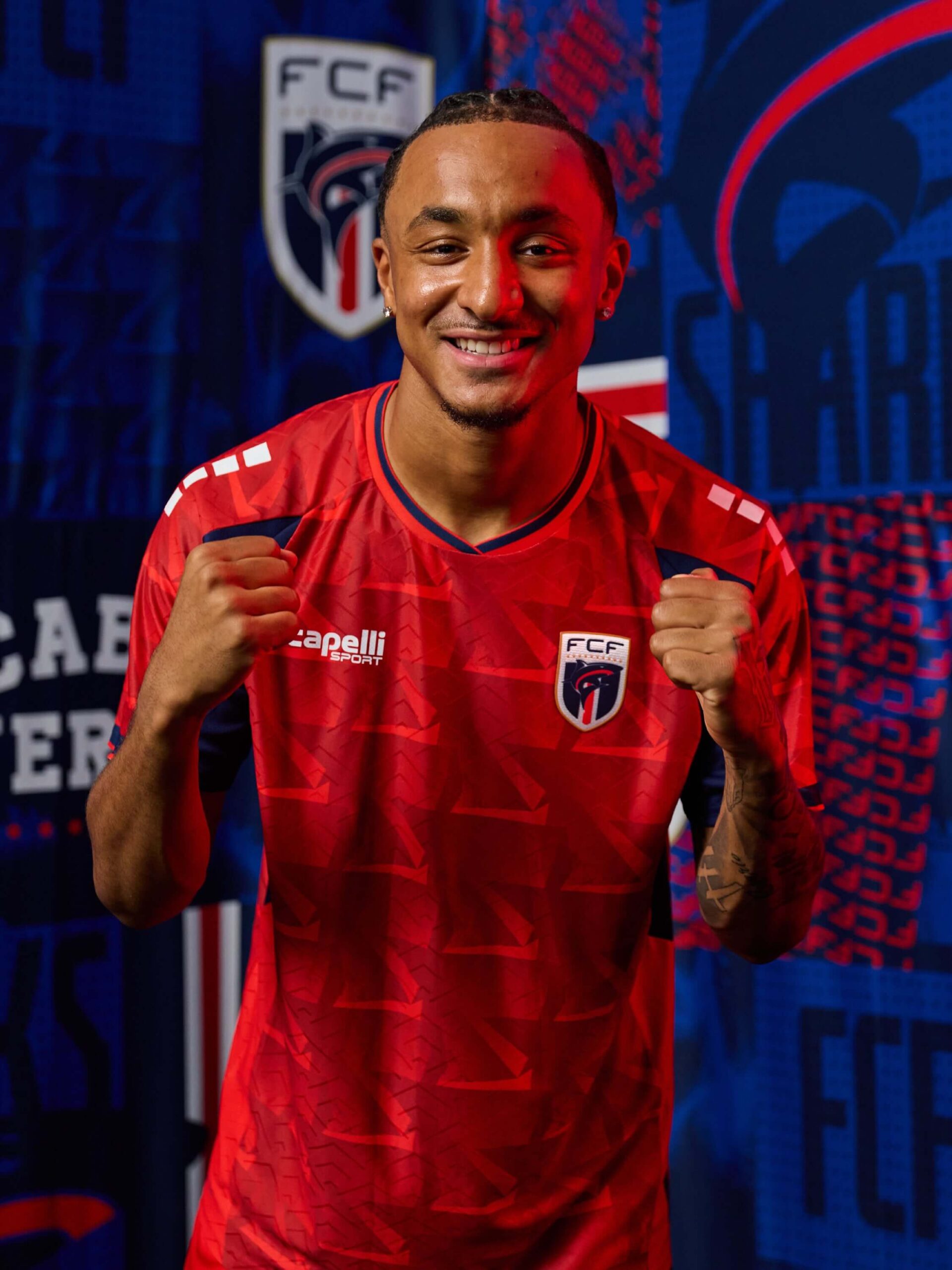 Terceira camisa vermelha do Cabo Verde 2026 Capelli Sport