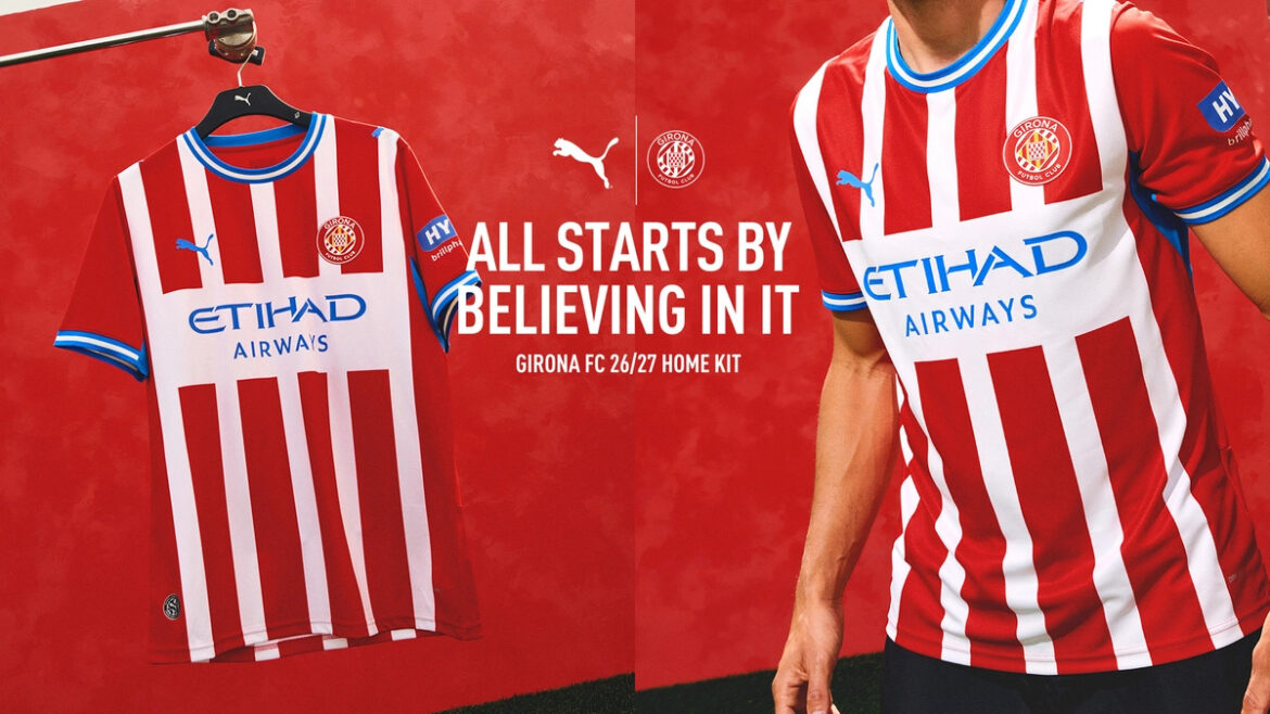 camisa titular girona 2026-2027 puma