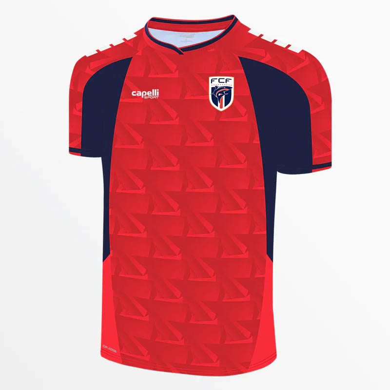 Terceira camisa vermelha do Cabo Verde 2026 Capelli Sport