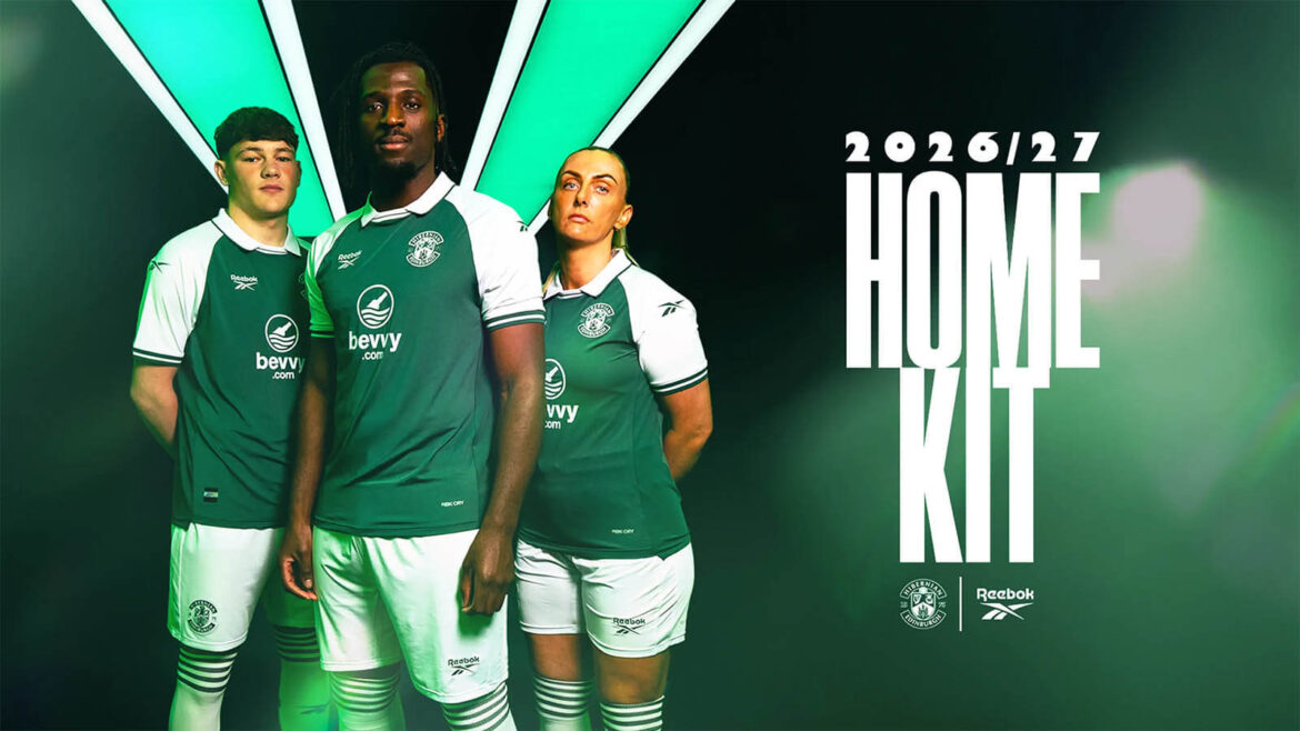 Camisa titular do Hibernian FC 2026-2027 Reebok